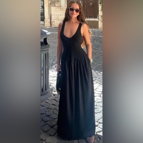 Zara Dresses & Skirts - Zara Black Maxi Dress